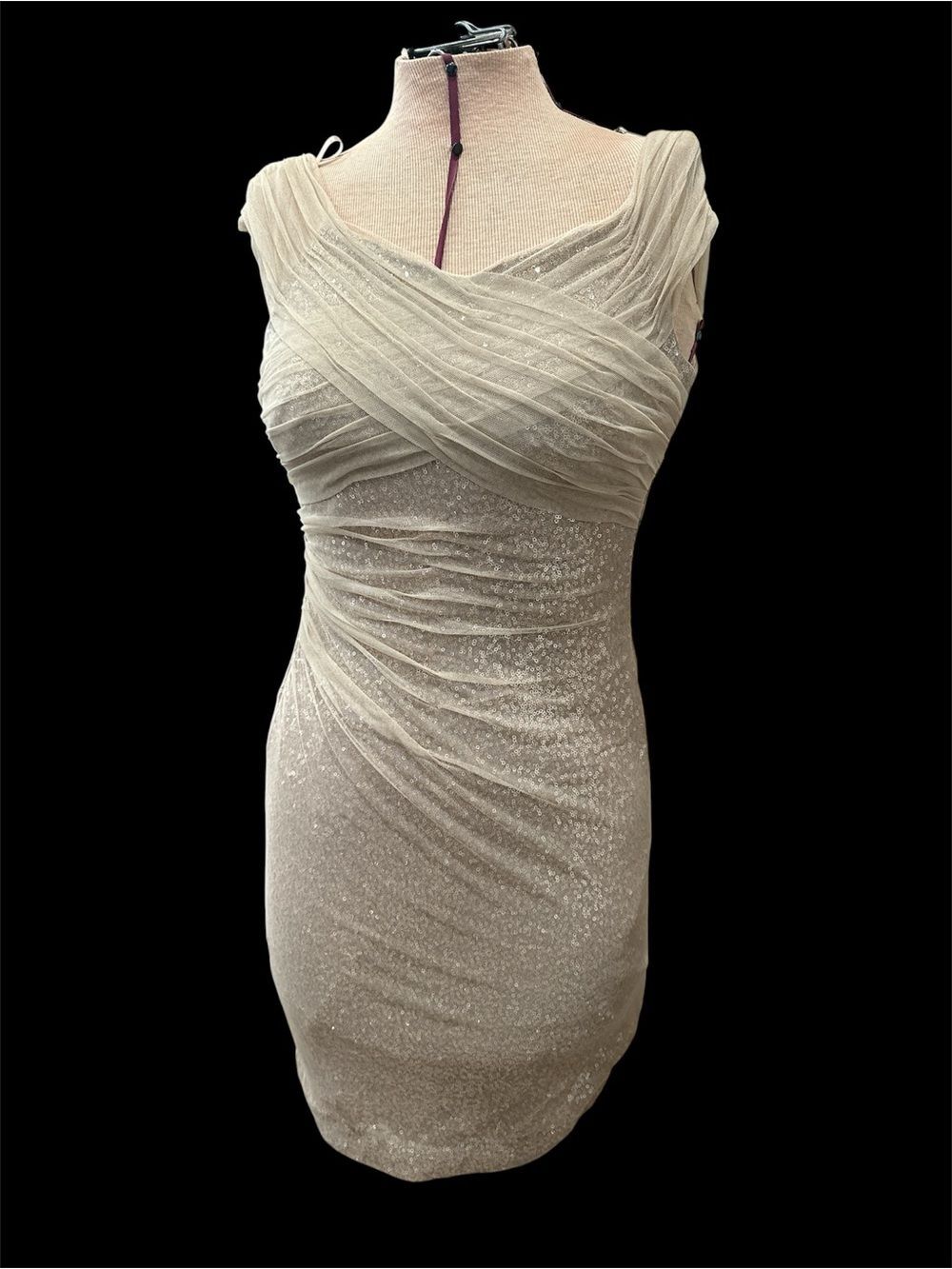 Ralph Lauren cocktail Ruched Evening Dress Sz 2
